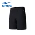Erke / Hongxing Erke chính hãng mùa hè mới quần nam đẹp trai đen mềm mại thoáng khí quần short nam giản dị quần kaki Quần short