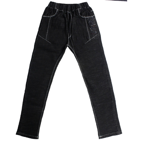 Boys jeans trousers 2023 spring and autumn new tide boys single pants in single pants pants pants straight loose casual pants