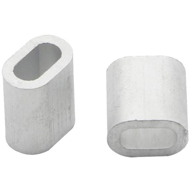 Oval single hole aluminum sleeve aluminum buckle head