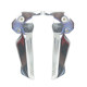 Third generation rear seat folding pedals made of aluminum alloy