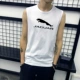 Học sinh nam áo thun không tay chơi bóng rổ cotton vai áo thể thao rộng rãi mồ hôi vest rộng kích thước mỏng vest áo ba lỗ tập gym