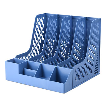 Four-column book stands firm and durable
