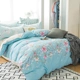 Playboy bông denim bông trải giường chăn 1.8m giường nhỏ gọn ba mảnh 1.5 - Bộ đồ giường bốn mảnh
