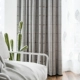 Rèm cửa bằng vải lanh Nhật Bản và phong cách phòng ngủ phụ phòng khách cửa sổ bay che nắng hiện đại tối giản dày cotton và vải lanh thành phẩm - Phụ kiện rèm cửa