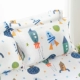 Vỏ gối vải thô cũ bằng vải cotton dày 48 74cm cặp gối cotton lõi da mùa hè