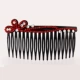 Chải tóc kẹp tóc mũ nón Hàn Quốc dành cho người lớn rhinestone clip tóc hoang dã chống trượt cắm lược bangs lược tươi đầu clip phụ kiện tóc phụ kiện tóc hàn quốc