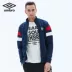 Umbro yinbao 2018 mùa thu đông mới áo khoác thể thao cardigan giản dị nam đứng cổ áo khoác UO181AP2403 Áo khoác thể thao / áo khoác