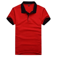 【Красная ткань】 Черный воротник