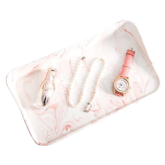 Marble tabletop perfume storage rack