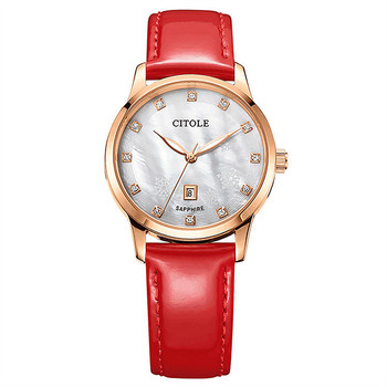 Authentic Xiteng Genuine Leather Strap Fashionable Women's Watch Waterproof Calendar Ladies' Watch Sapphire Crystal Ct5151