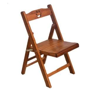 Nanzhu solid wood folding stool for outdoor leisure and home use