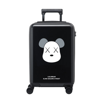 lulu bear suitcase ins internet celebrity women travel trolley case student lightweight universal wheel 20/24 inch boarding case ສໍາລັບຜູ້ຊາຍ