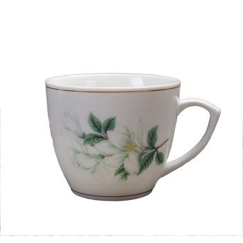 ຈອກຊາ porcelain ສີຟ້າແລະສີຂາວທີ່ມີ handle kung fu tea cup ceramic tea set cup water cup coffee cup 150 ml ຈອກຄົວເຮືອນ