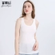 Cô Gunas Xia Bo Modal Áo yếm phía dưới Áo liền thân màu Slim Slim Vest - Áo vest