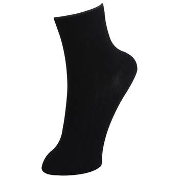 Oti loves small feet small size socks women's 34 size 35 size women's socks cotton pure black women's socks black white cotton socks