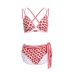 aimer tình yêu hoa ngôn ngữ giữa mùa hè bikini chia áo tắm AM671591 - Bikinis Bikinis