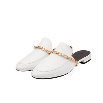 STELLA LUNA Spring and Summer Chain Mule Style Flat Women's Sandals Lazy Shoes SLP119166 2380