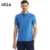 Bông tay ngắn sợi bông UCLA POLO tay ngắn áo thun polo nam Polo