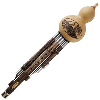 筚郎 演奏型紫竹葫芦丝乐器套装定制 C调 降B F G调 送专业套装盒