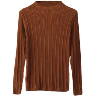 Half-high collar tight sweater women's spring pullover fashion bottoming shirt solid color long-sleeved sexy knitwear women's top
