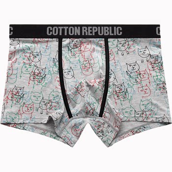 ຊຸດຊັ້ນໃນຂອງ Cotton Republic ຄູ່ຊຸດຊັ້ນໃນຊຸດຊັ້ນໃນຄູ່ຊຸດຊັ້ນໃນ Modal ສ້າງສັນກາຕູນຂອງຂວັນວັນແຫ່ງຄວາມຮັກ