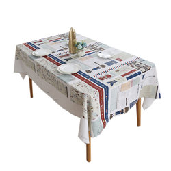 Cotton and linen tablecloth zakka style tablecloth tablecloth kaka travel European Mediterranean style cover coffee table