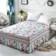 Bedspread giường váy ngủ cotton giường bìa váy trong một mảnh bìa bảo vệ bụi bông trượt xù 1.8m giường m - Váy Petti ga giường có viền