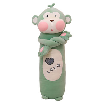 ງາມ monkey doll plush toy ເດັກນ້ອຍຕ້ານ flatulence ໝອນສາວນອນຢູ່ເທິງຕຽງຂອງຂັວນວັນເກີດແຟນ