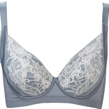 3/4 quilted thin cup soft ring lace sexy push-up adjustable underwear for women ra146w