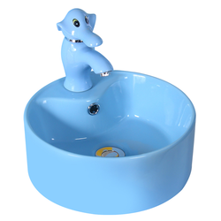 Kindergarten children's color table basin wash basin ceramic wash basin wash basin wash basin cartoon basin