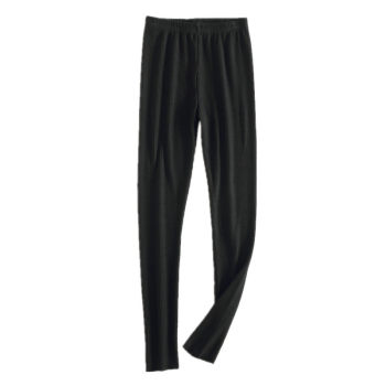 Threaded pure cotton leggings high waist elastic feet Threaded pure cotton leggings high waist elastic feet