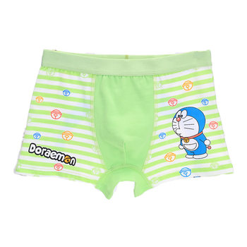 Children's Boys' Pure Cotton Boxer Briefs for Ages 8-9-10-11-12, Boys' Four-Corner Flat-Footed Underwear