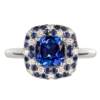 Haifanji jewelry white gold natural tanzanite ring