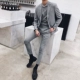 Chân trời mùa xuân và mùa hè Houndstooth quần chất lượng Chaoyinglun quần chân bình thường Quần phù hợp với quần kẻ sọc vest nam đẹp Suit phù hợp