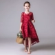 Trẻ em công chúa ăn mặc cô gái fluffy catwalk chương trình hoa cô gái piano trang phục trình diễn mùa thu và mùa đông trang phục dự tiệc cho bé