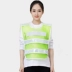 Áo phản quang an toàn vest vệ sinh xây dựng an toàn quần áo cưỡi cảnh báo giao thông đường bộ lửa có thể in - Dệt kim Vest vest nam hàn quốc Dệt kim Vest