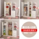 Tủ quần áo đơn giản tấm nền kinh tế gỗ rắn hiện đại lắp ráp ba bốn tủ quần áo đơn giản tủ quần áo phòng ngủ người lớn - Buồng tủ gỗ ép