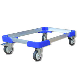 Aluminum turtle flatbed truck turnover box truck turnover truck frame truck hollow trolley ລົດສີ່ລໍ້