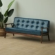 Bắc ou Nghệ thuật hiện đại sofa căn hộ nhỏ kéo khóa retro American phòng khách nước với giường sofa và bữa sáng Cafe - Ghế sô pha