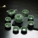 10 Ge Kiln Ruyi Bowl Set Emerald Green