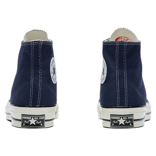 Converse converse offizielle 1970er jahre klassische high-top-sport-retro-leinenschuhe in dunklem nachtblau 164945c