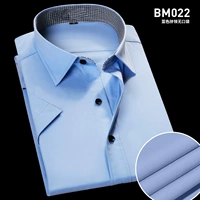 (Короткий -слей)) Blue Grid воротник BM022