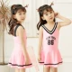Bạn bơi trẻ em áo tắm bé gái cô gái dính liền váy công chúa bé gái trẻ em lớn trẻ em đồ bơi - Bộ đồ bơi của Kid bikini trẻ con