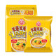 The roly-poly kimchi hot ramen is spicy but not dry