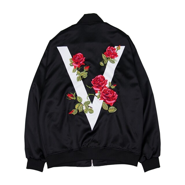 Vovavi thin embroidered hip-hop national fashion baseball uniform