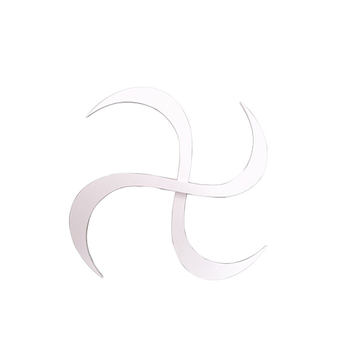 Transparent visual art illusion ring jiuji magic ring scimitar juggling magic props good stage visual effects