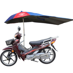 ຮົ່ມລົດຈັກ umbrella canopy new retractable electric vehicle tricycle sunshade umbrella sun protection folding thickened oversized awning