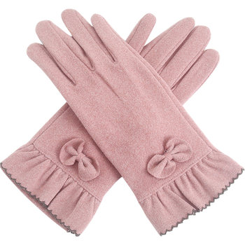 Korean style elastic cycling student windproof short gloves