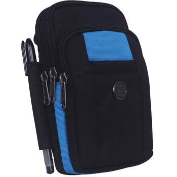 Outdoor men and women belt hang bag large screen mobile phone bag oxford