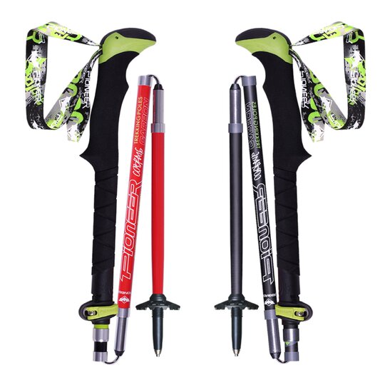 Trailblazer five-section carbon fiber folding outdoor trekking pole